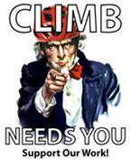 CLIMB NEEDS YOU!